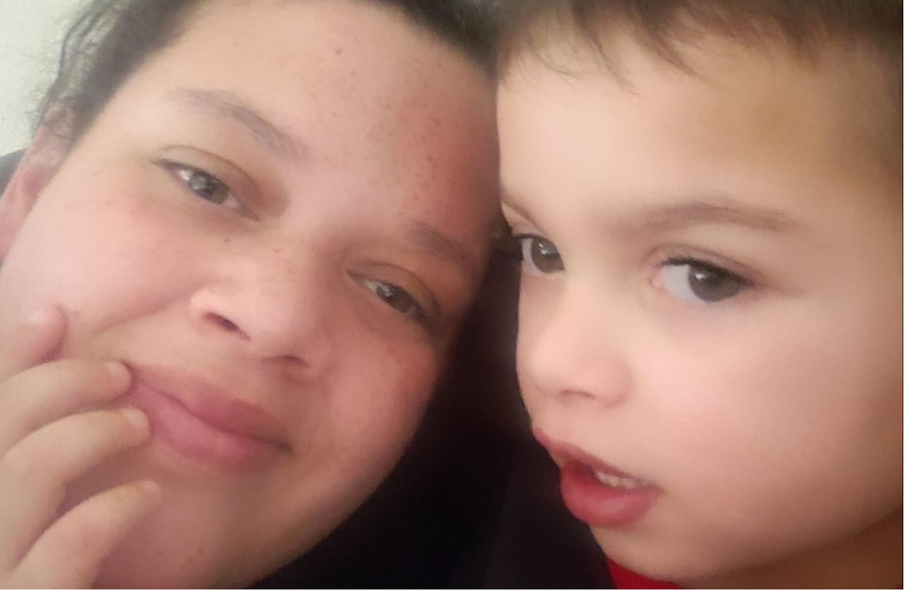Brittany and her son Silas