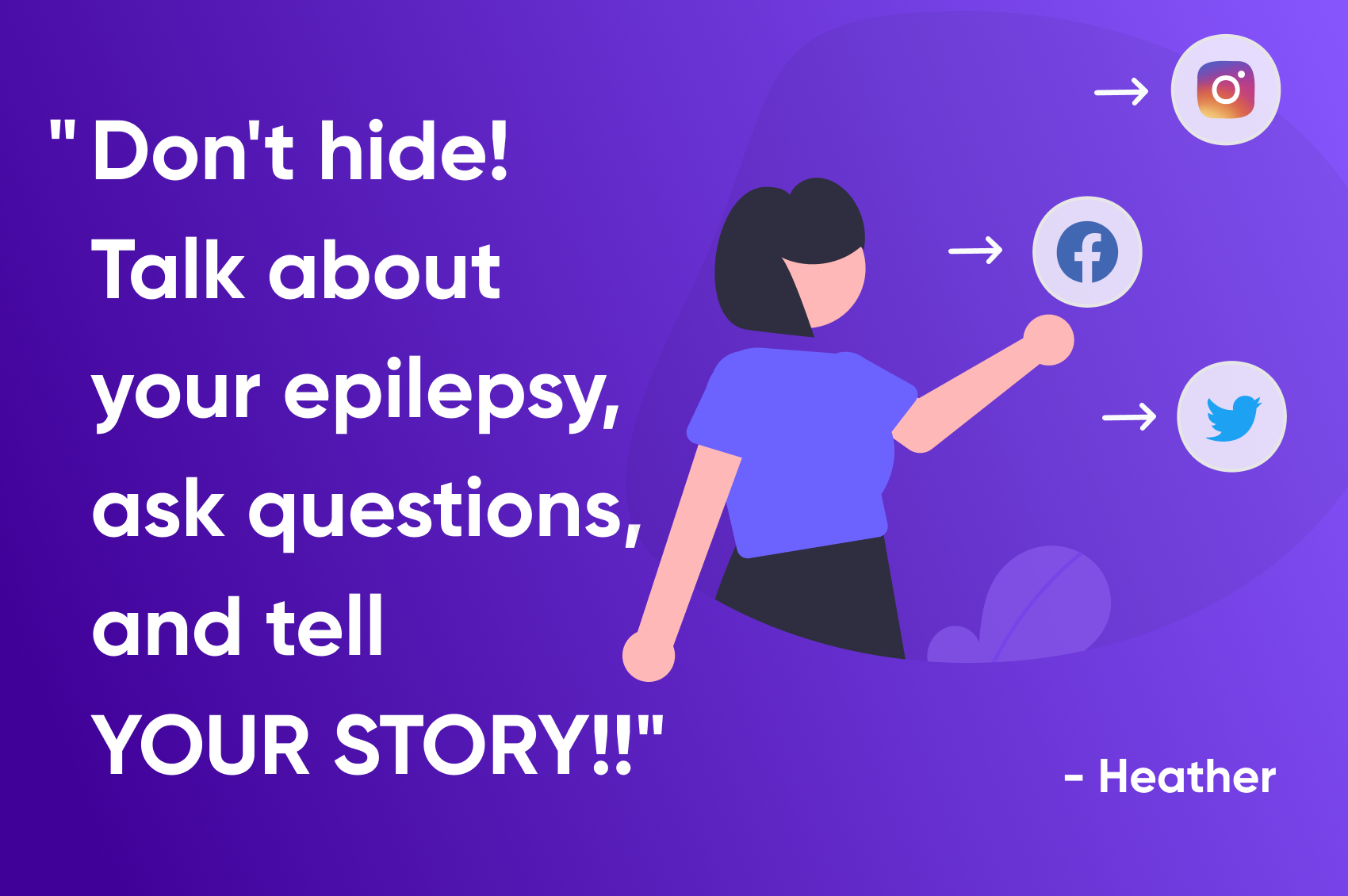 Talk about your epilepsy advice