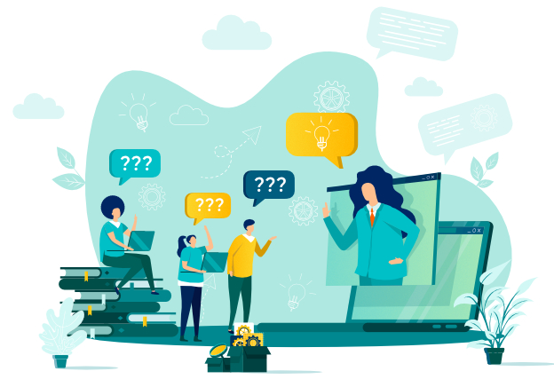 comunicating with team