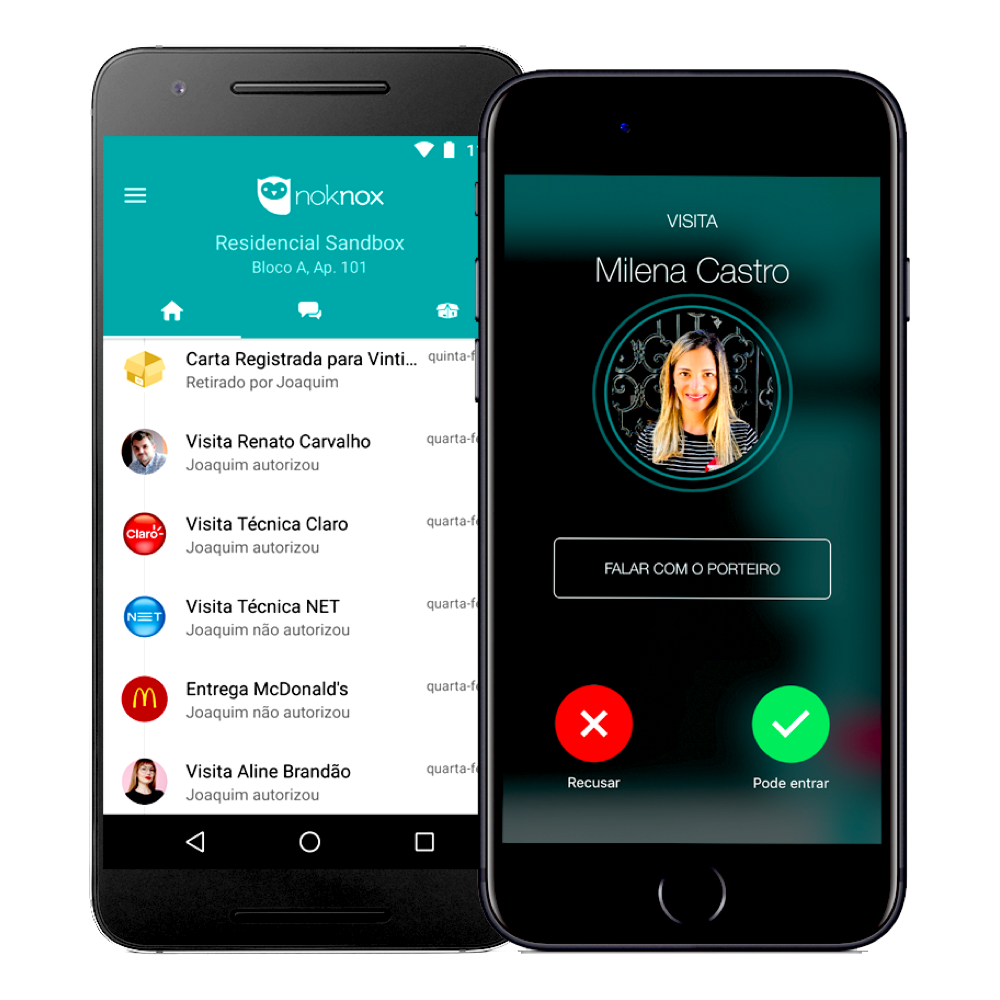 app noknox tela inicial