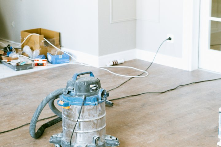 obra no apartamento