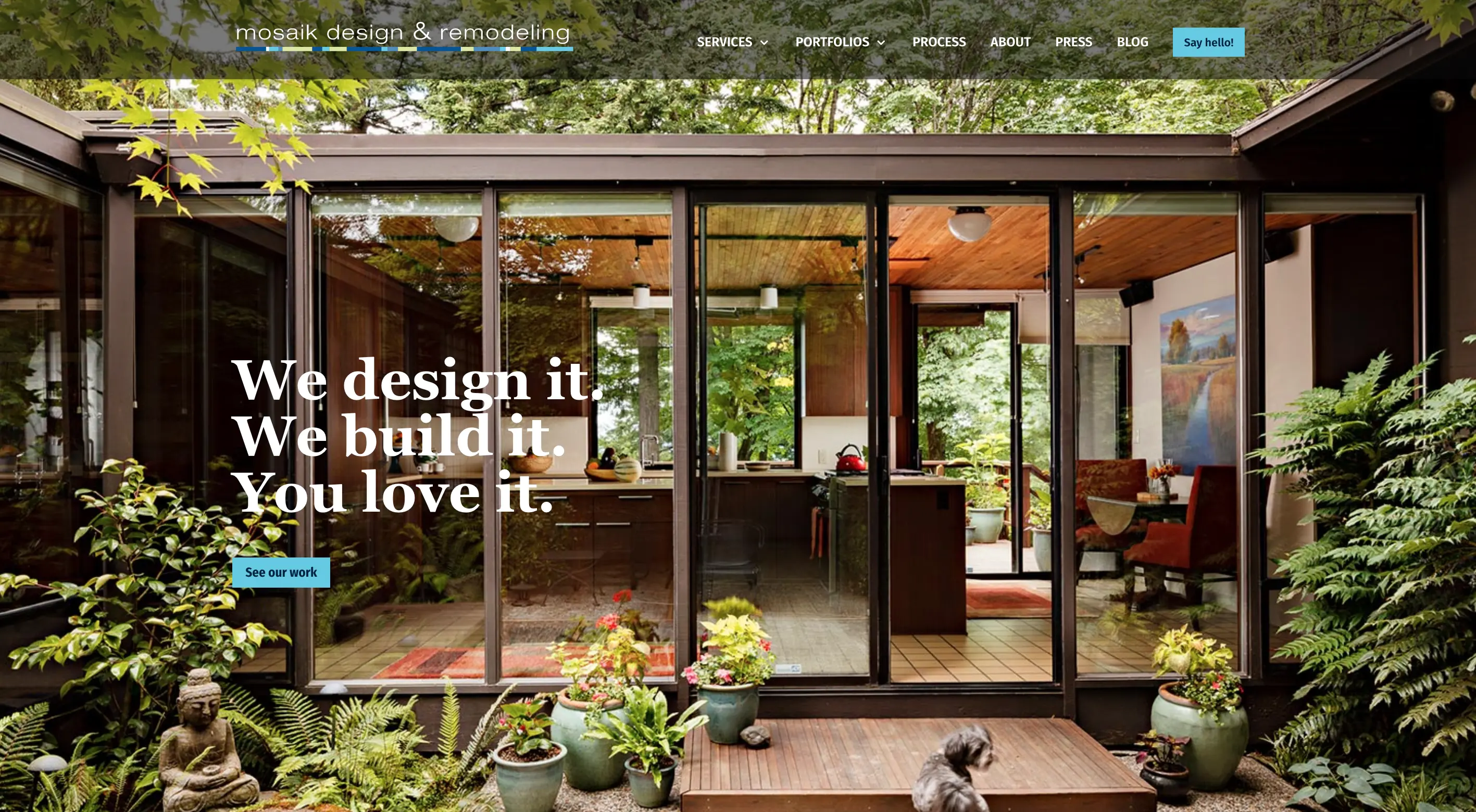 Mosaik Design website
