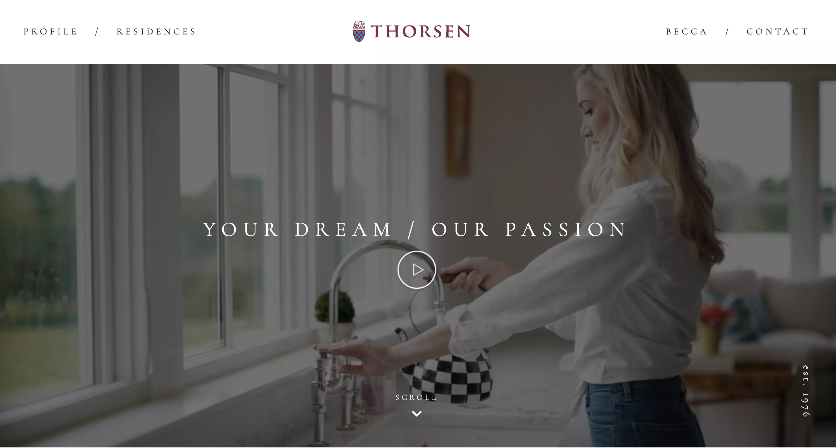 Thorsen Construction website