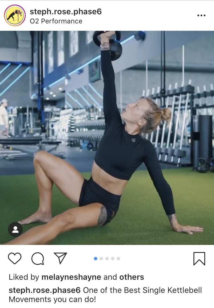 kettlebell workout on instagram