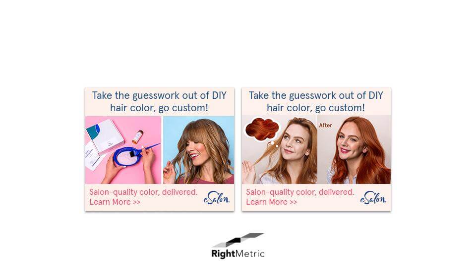 DIY Hair Dye Ad Creatves