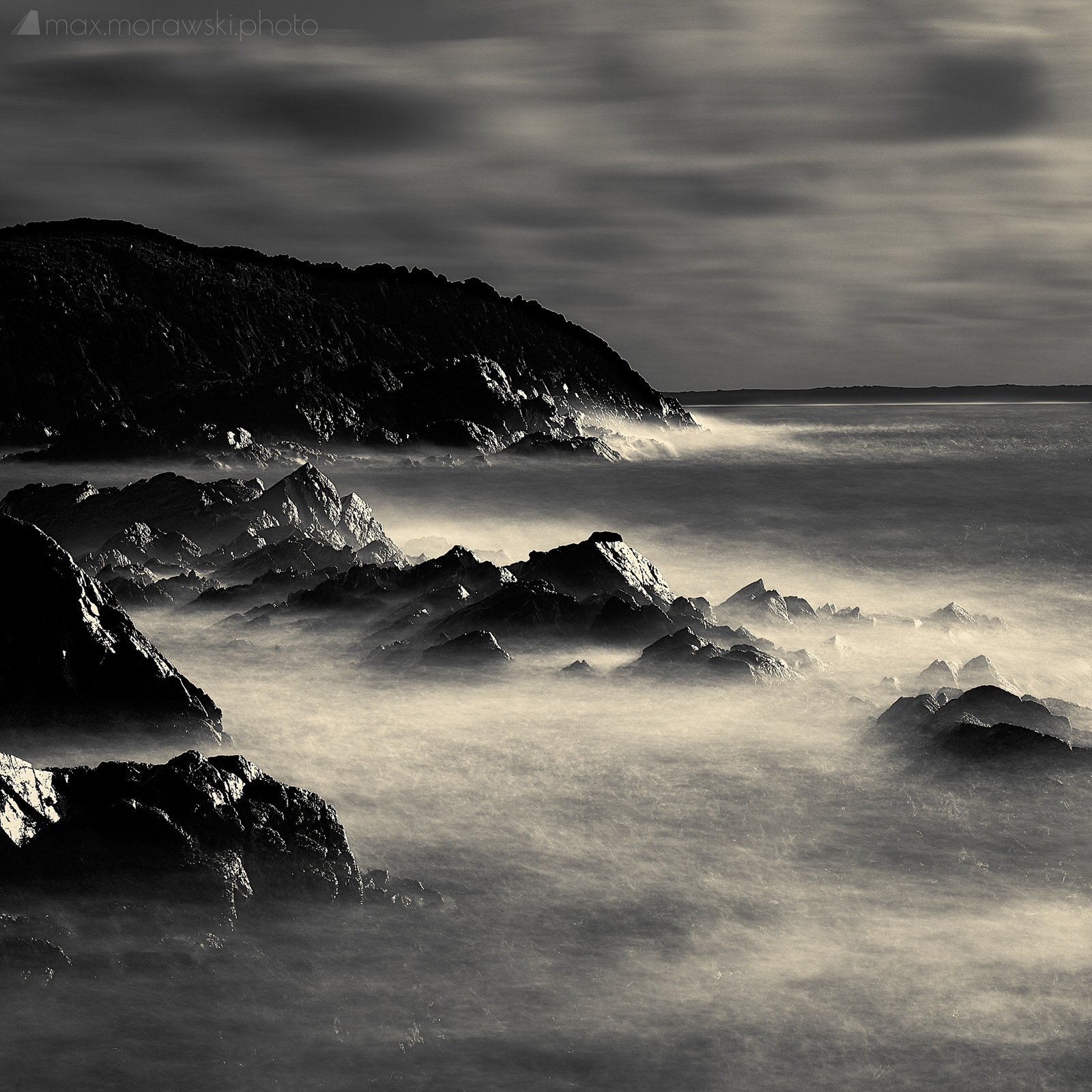 Evening at the alien shore