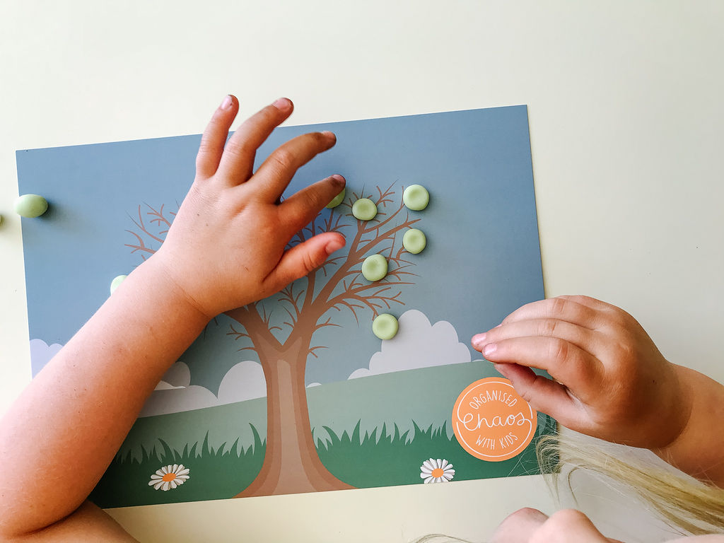 Garden Play Dough Mats (A4)