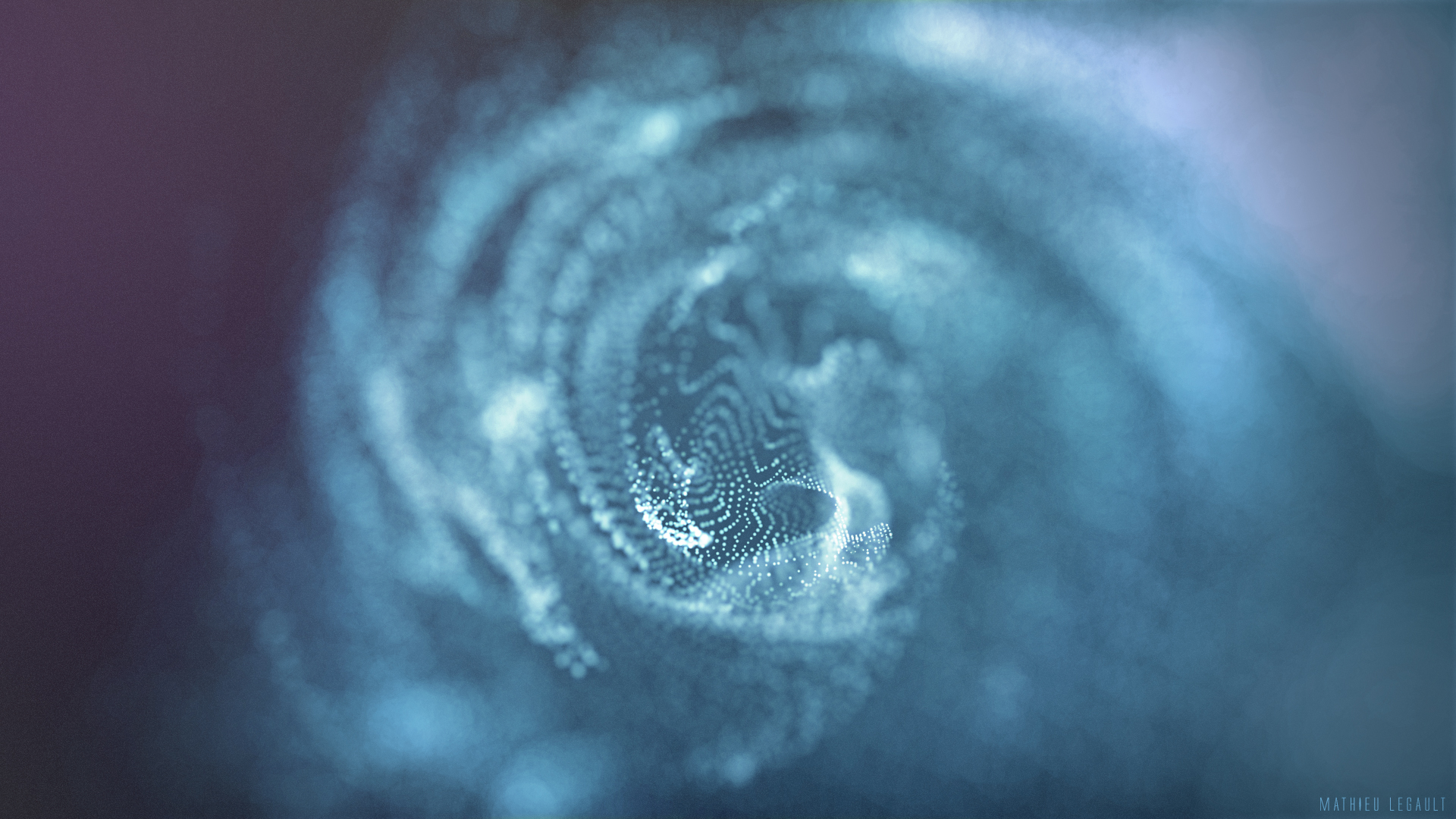 abstract particles cinema 4d after effects particular trapcode mathieu legault