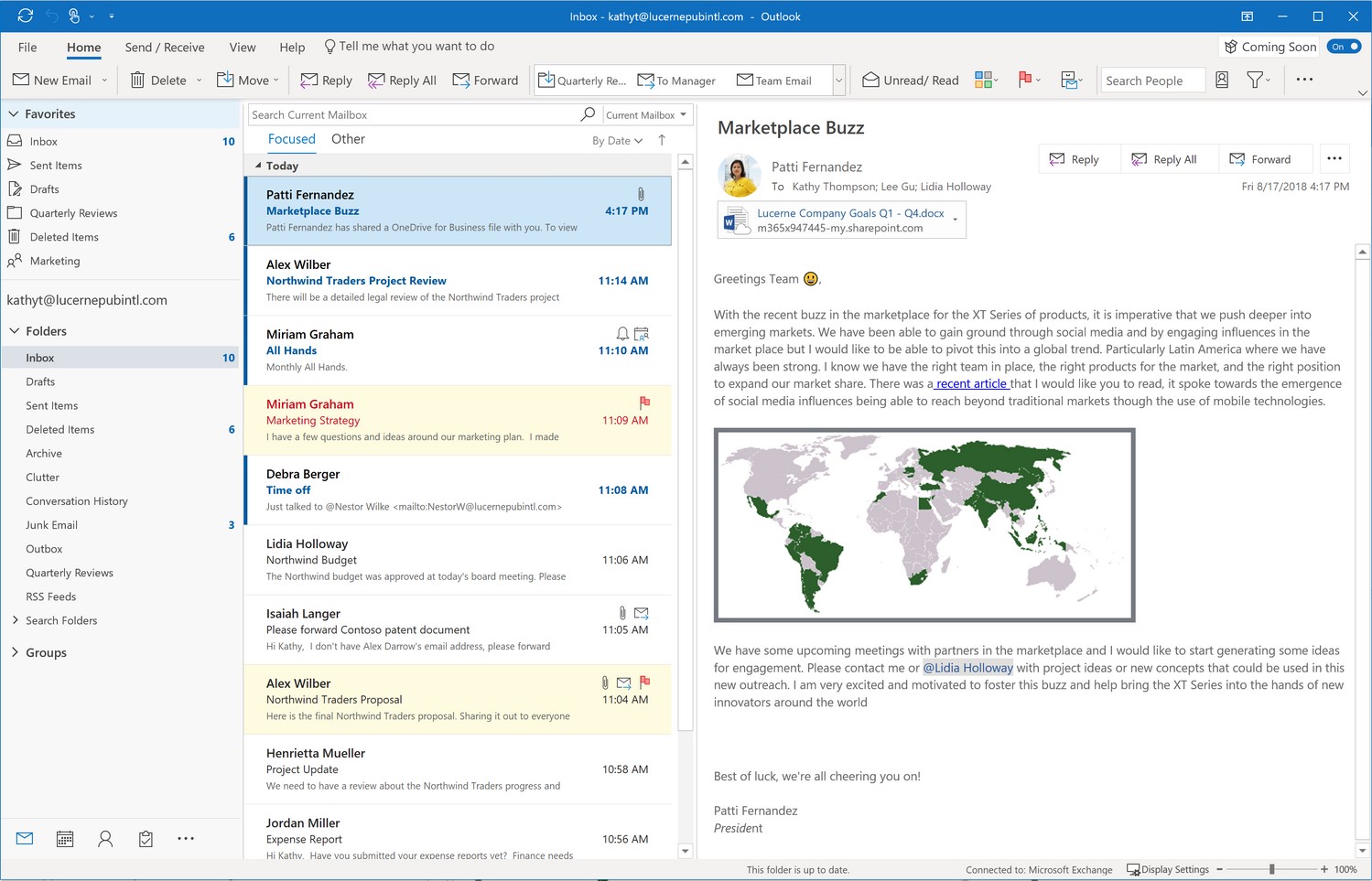 Outlook redesign for Windows 2018