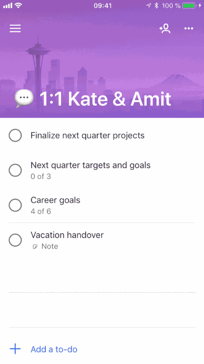 best to do list sharing app
