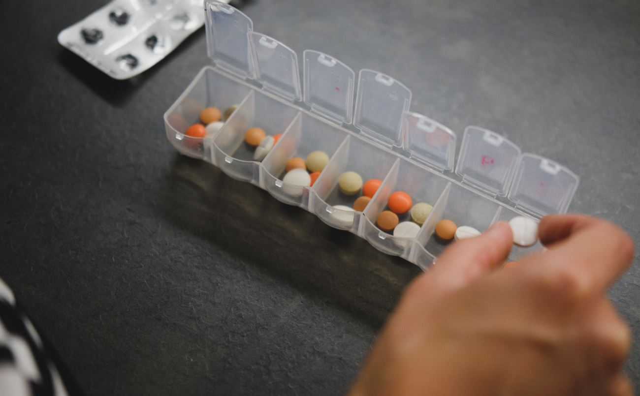 Medicatie sorteren ten gevolge van de herhaalmodule.
