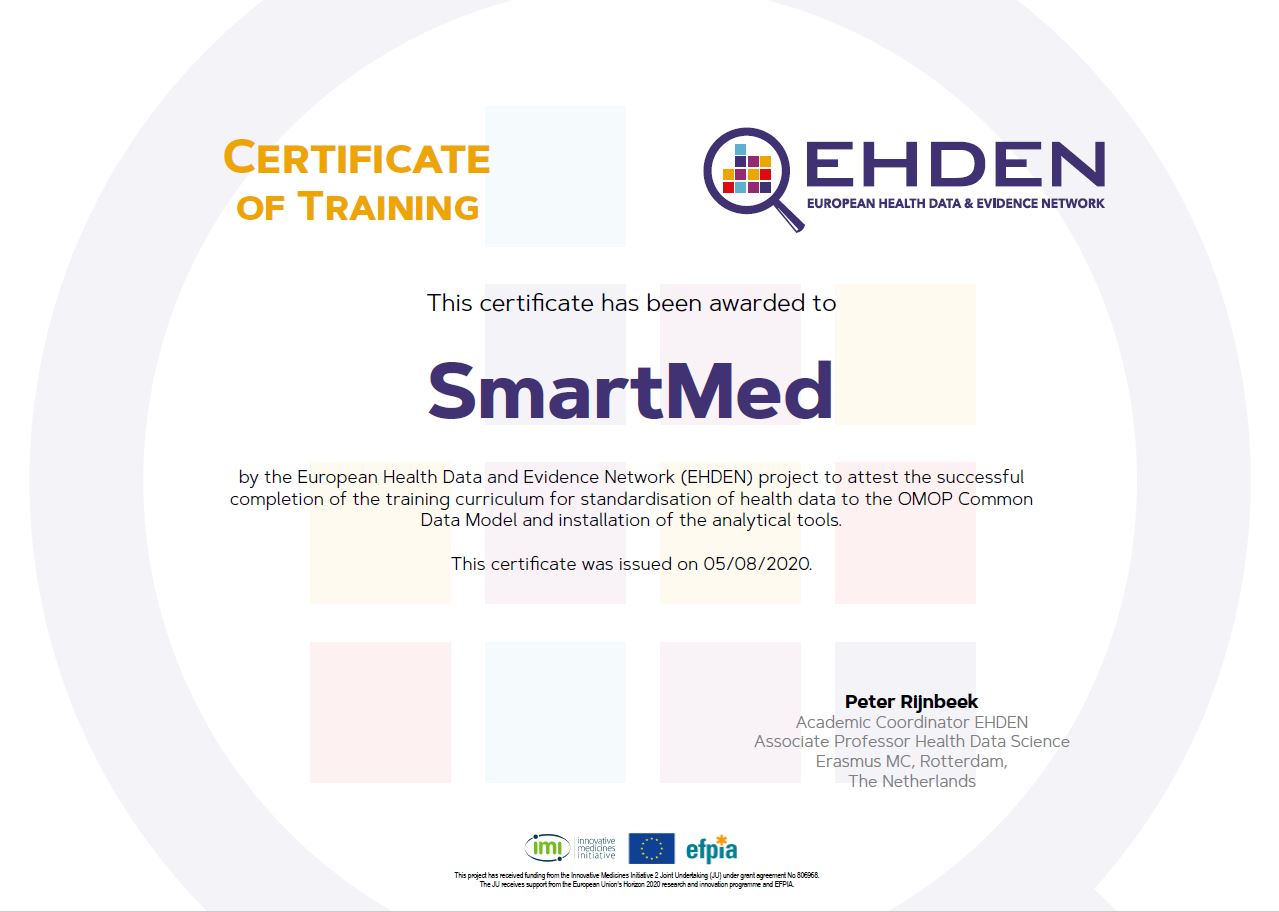 EHDEN certificaat