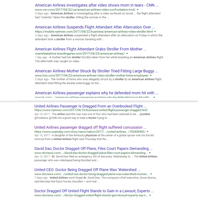 united airlines vs american airlines