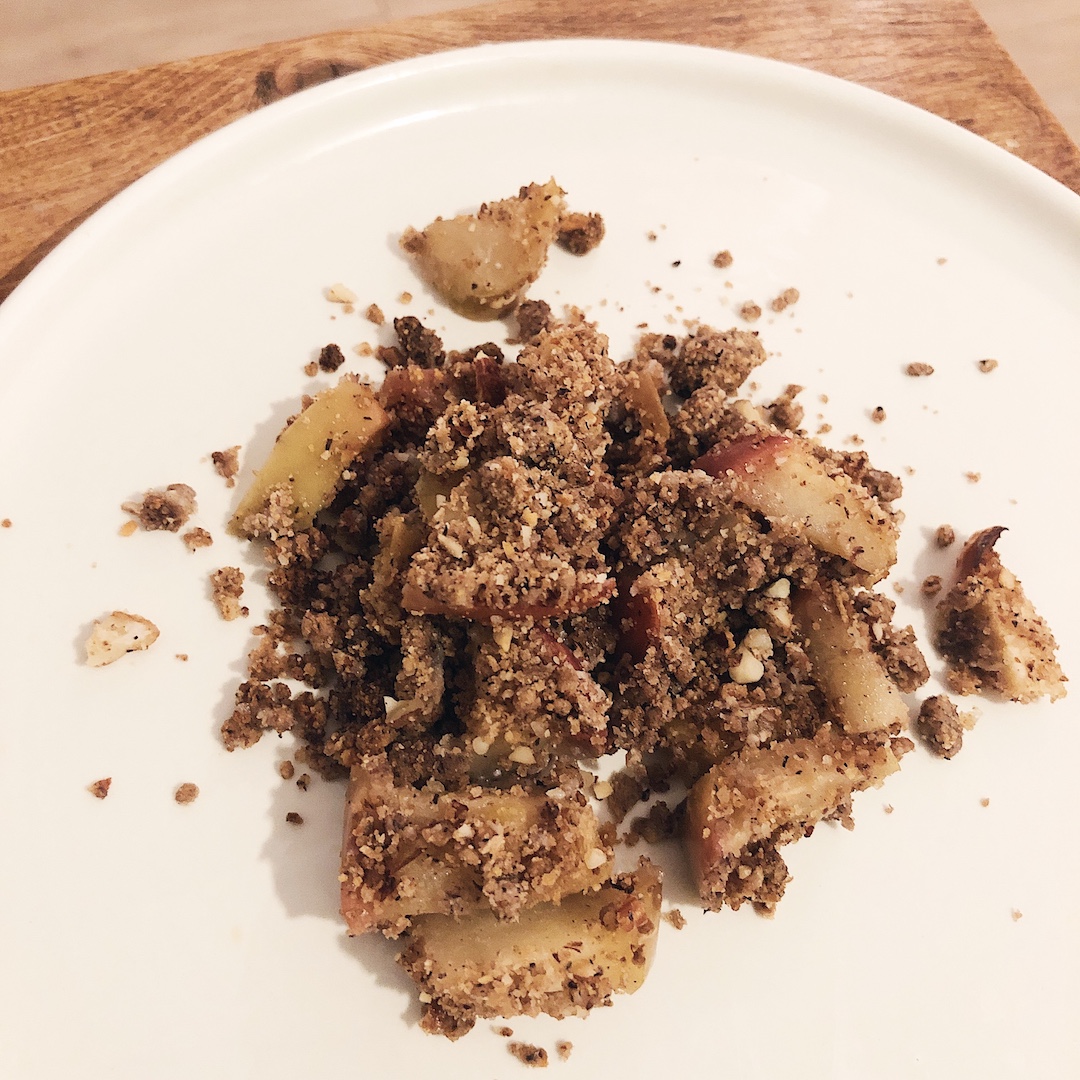 CRUMBLE AUX POMMES