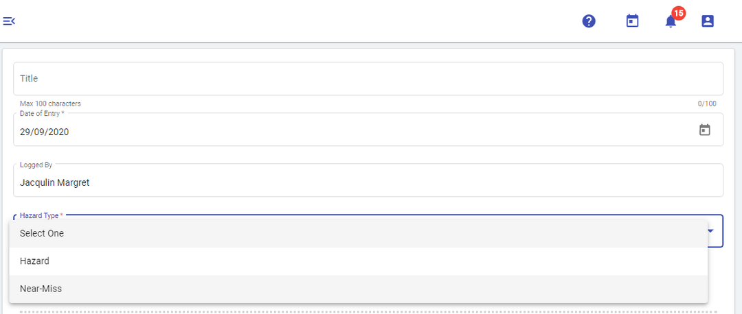 Reporting workplace Hazards/Near-miss | Kiri Align