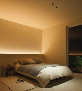 Schöafzimmer Wand in ruhigen Farben - Besser schlafen dank Feng Shui
