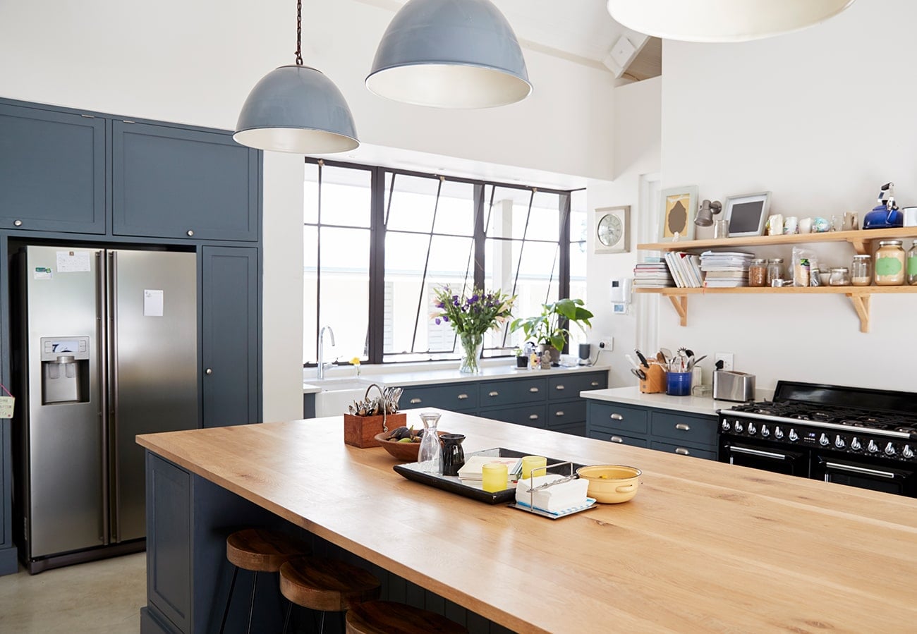 Küchenarbeitsplatte aus Holz