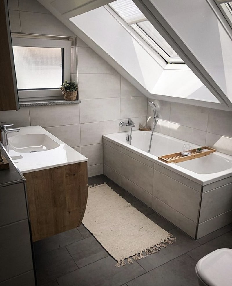 Tipps für eine Dachschräge im Bad