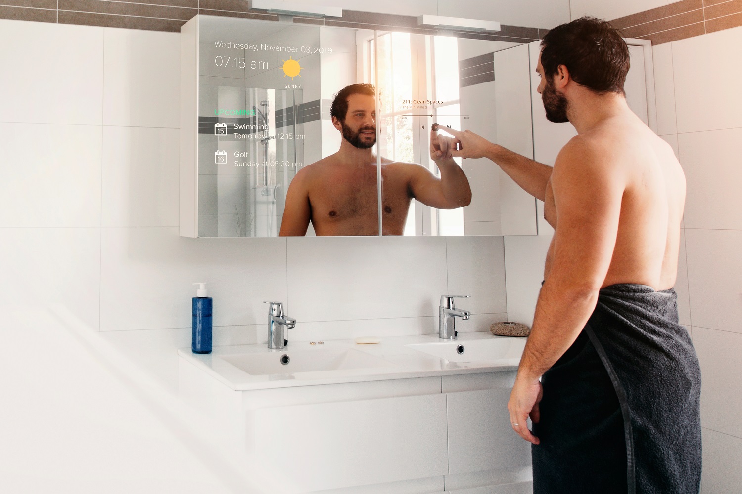 Intelligentes Badezimmer - auch der Smart Mirror wird sich 2021 weiterverbreiten