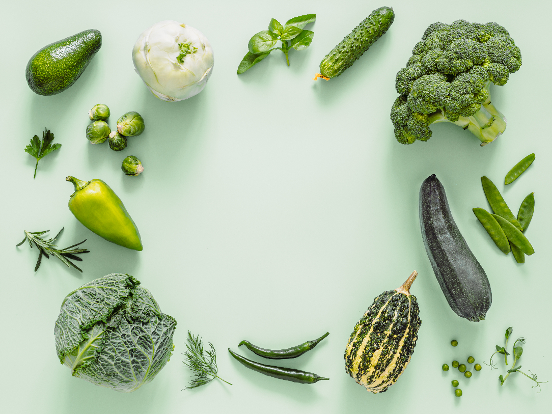 Grünes Gemüse Superfood Desmondo