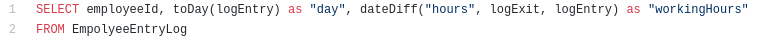simple query 2