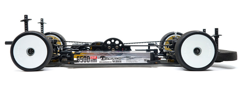 Image of an XRAY X4 '23 with very low ride height