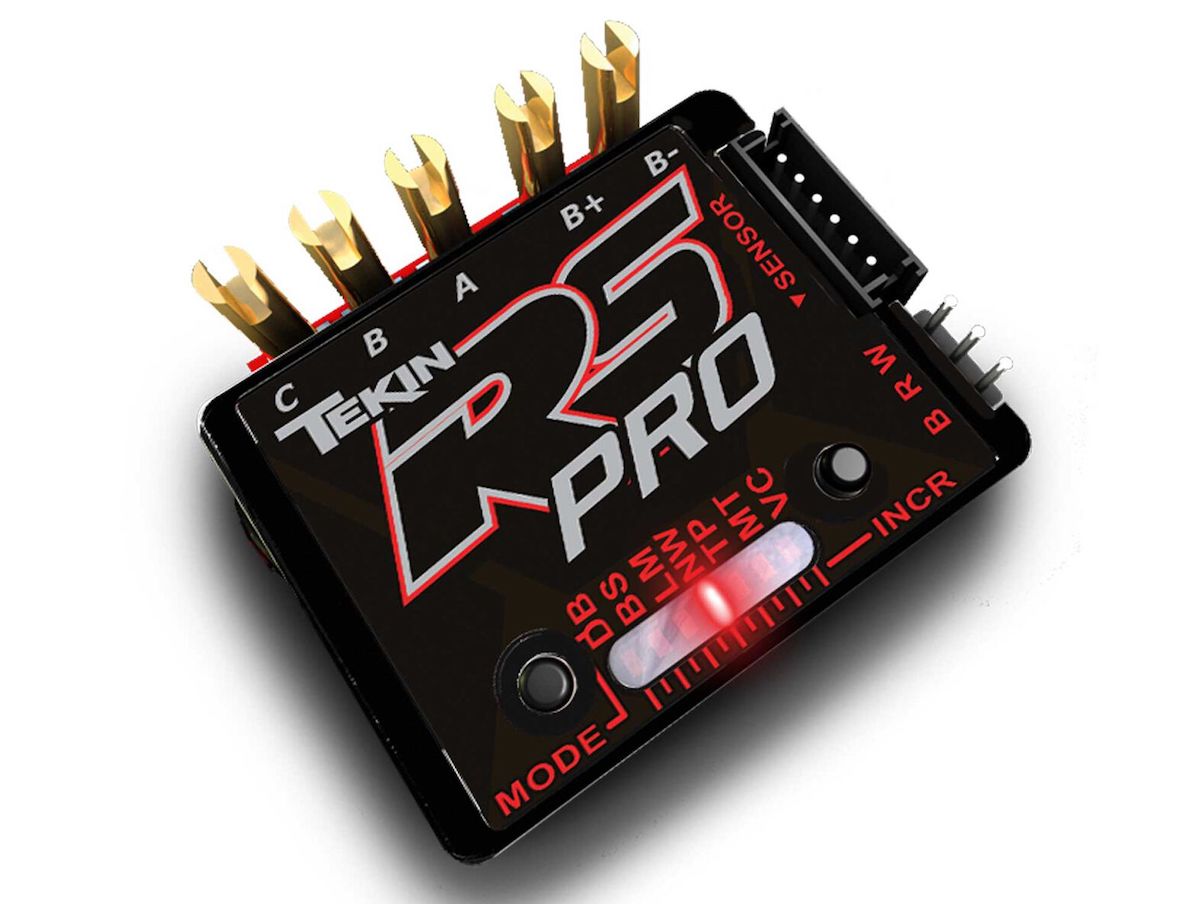 Image of an RC car electronic speed controller