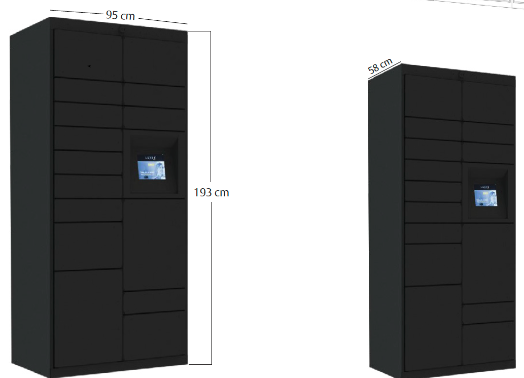 smart locker versão pequena