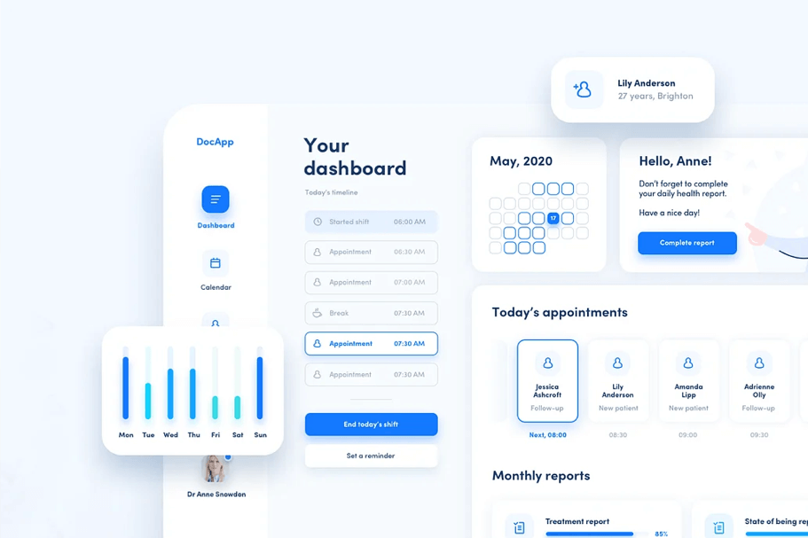 How to design a sleek dashboard UI