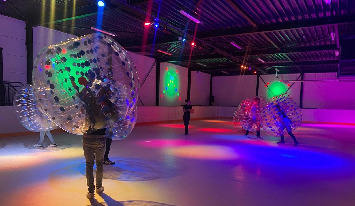 Bubble football at Superfun, who joined Briq Bookings in 2022