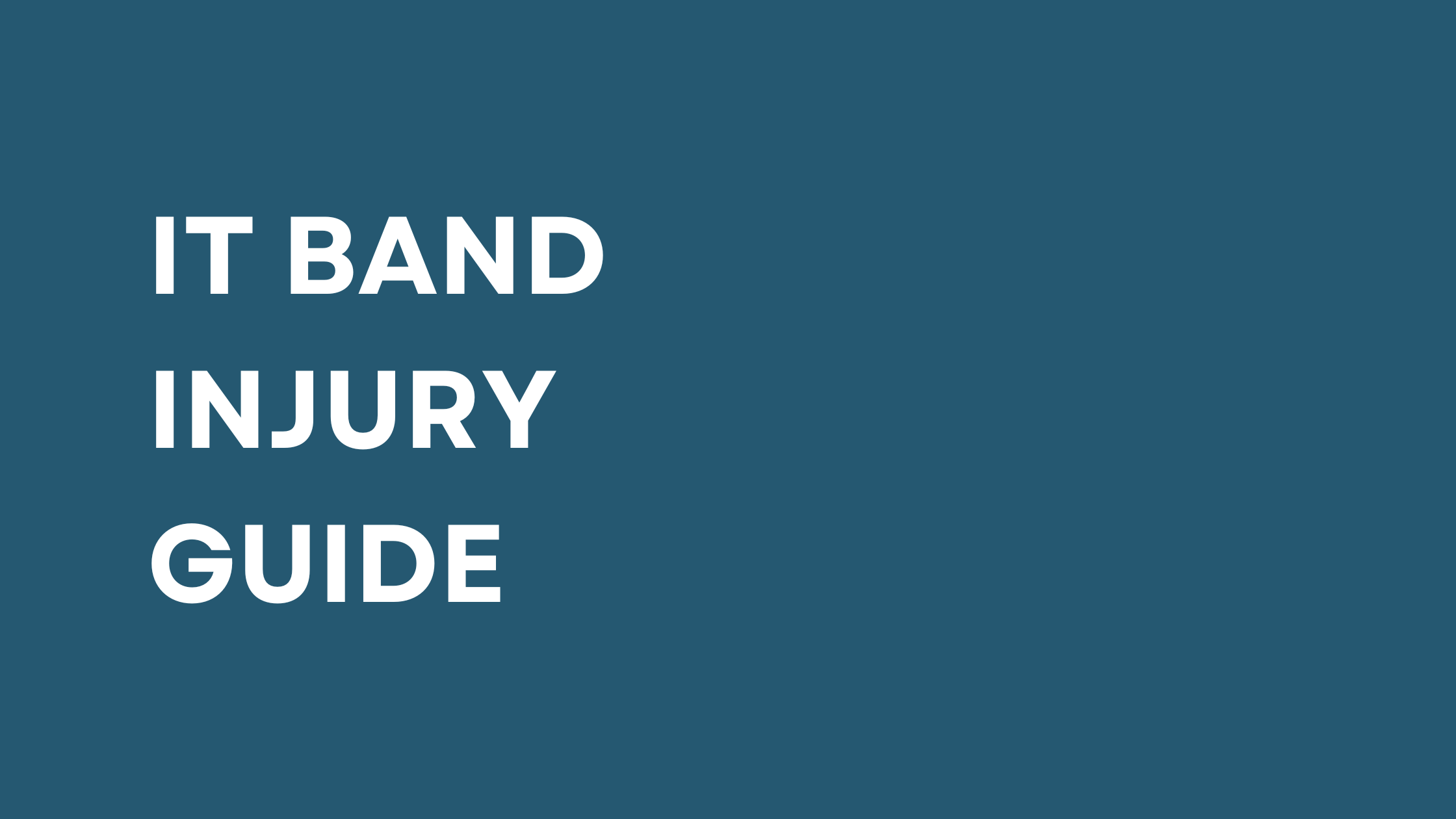 IT Band Injury Guide | MoveWell™