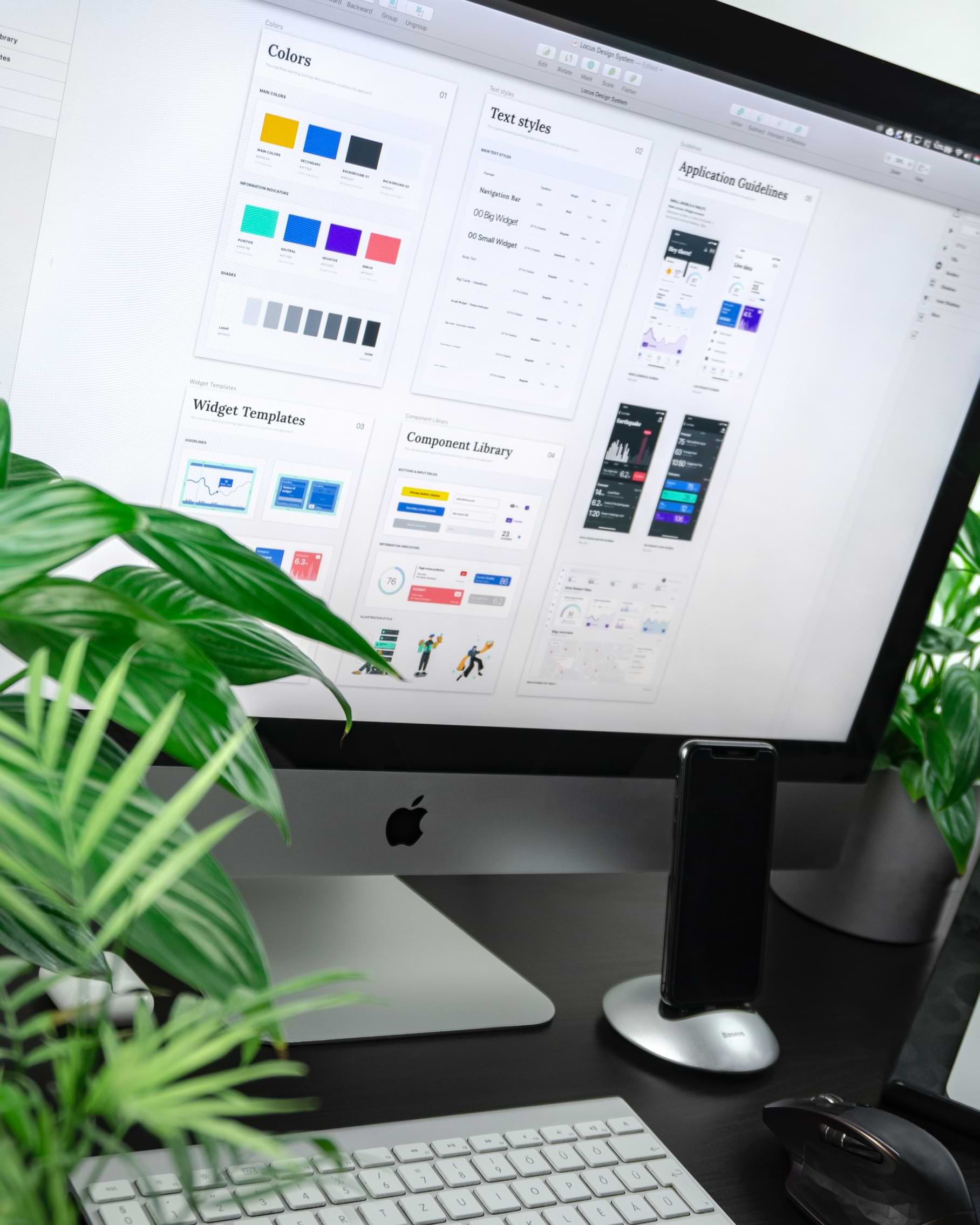 Blockchain design user interface