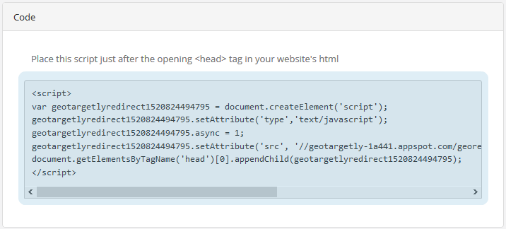 Shopify geo redirect