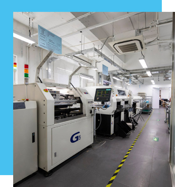 Salle de production d'une entreprise