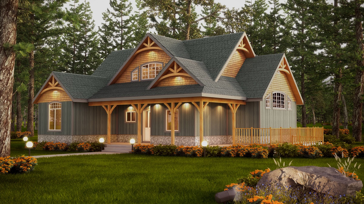 Timberframe Homes Real American Dream Homes