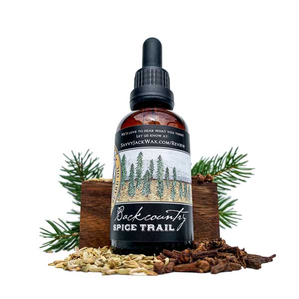 SavvyJack Spice Trail Beard Oil - side