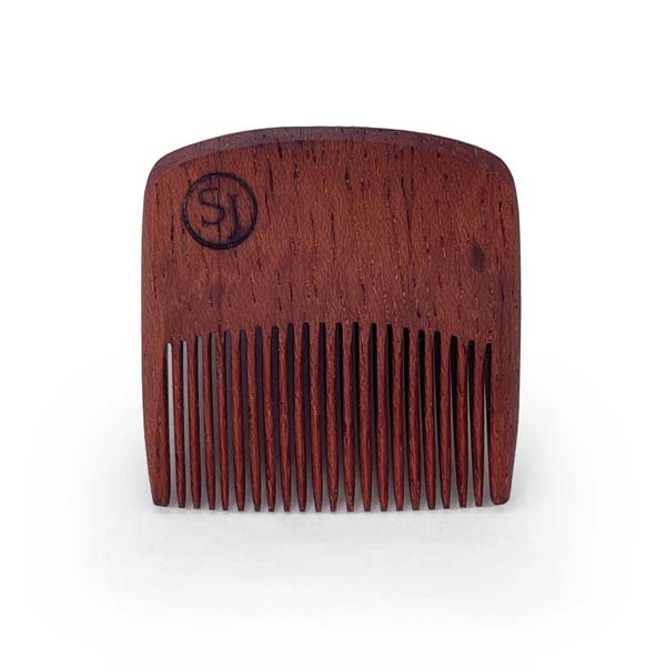 SavvyJack Pocket pick mustache comb - Dark Ipe.
