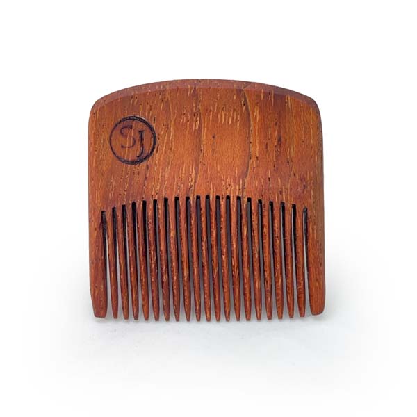 SavvyJack Pocket pick mustache comb - Light Ipe.