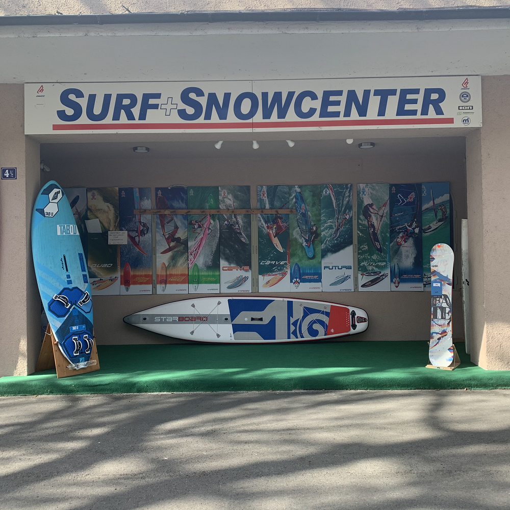Windsurf-, Kitesurf-, Stand-Up-Paddling- & Snowboardshop