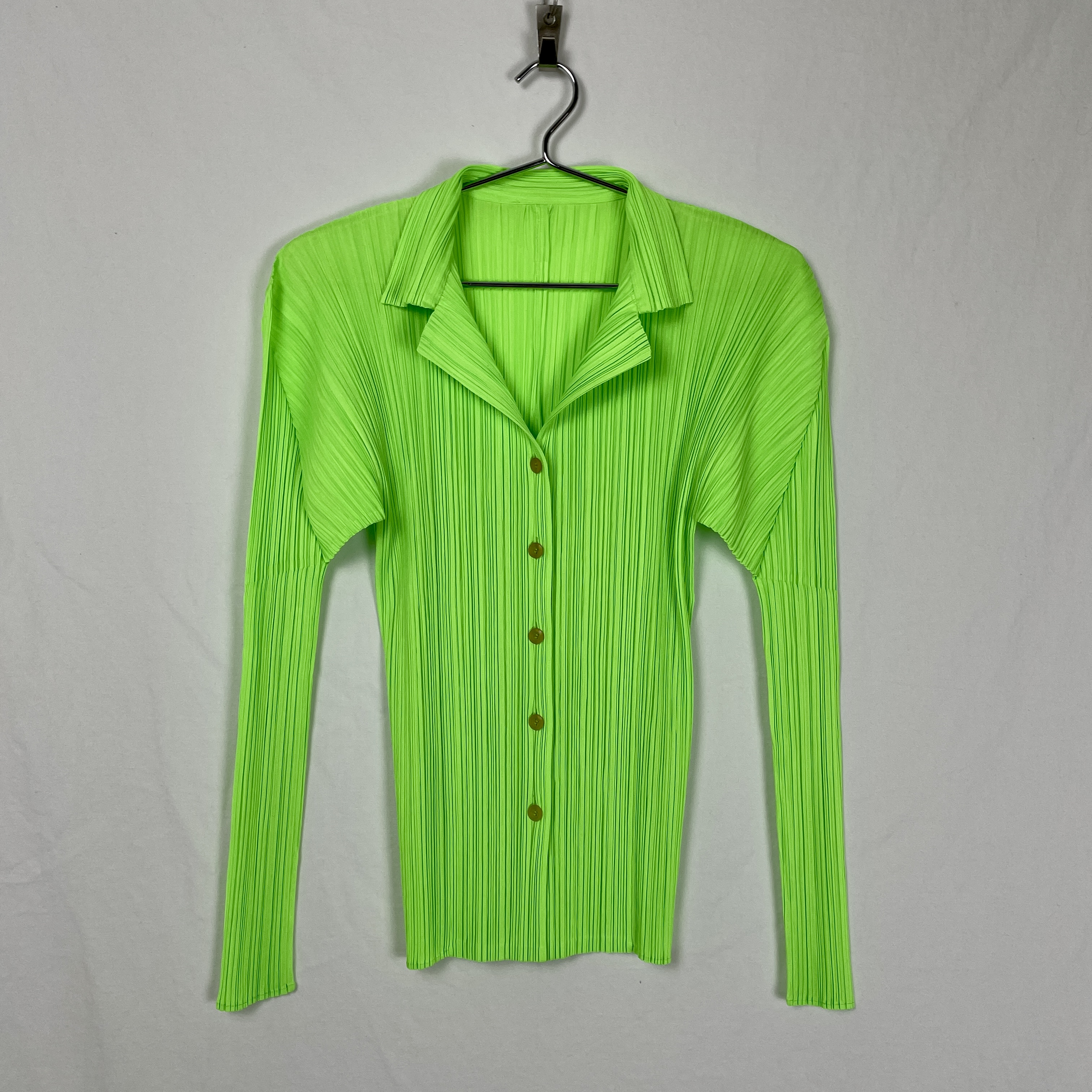 Pleats Please By Issey Miyake Button Up 