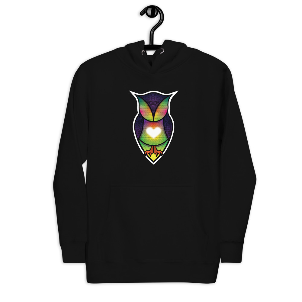 green owls hoodie
