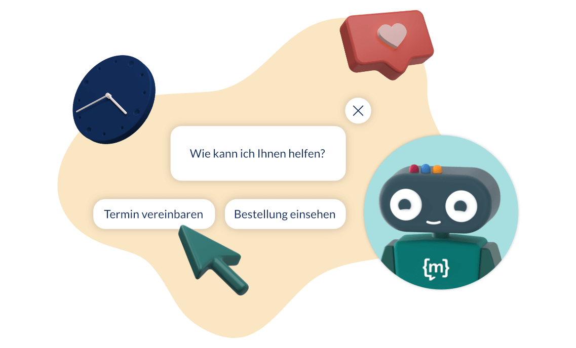 Steigert die User Experience und ermöglicht mehr Self Service für Kunden. Ein Chatbot