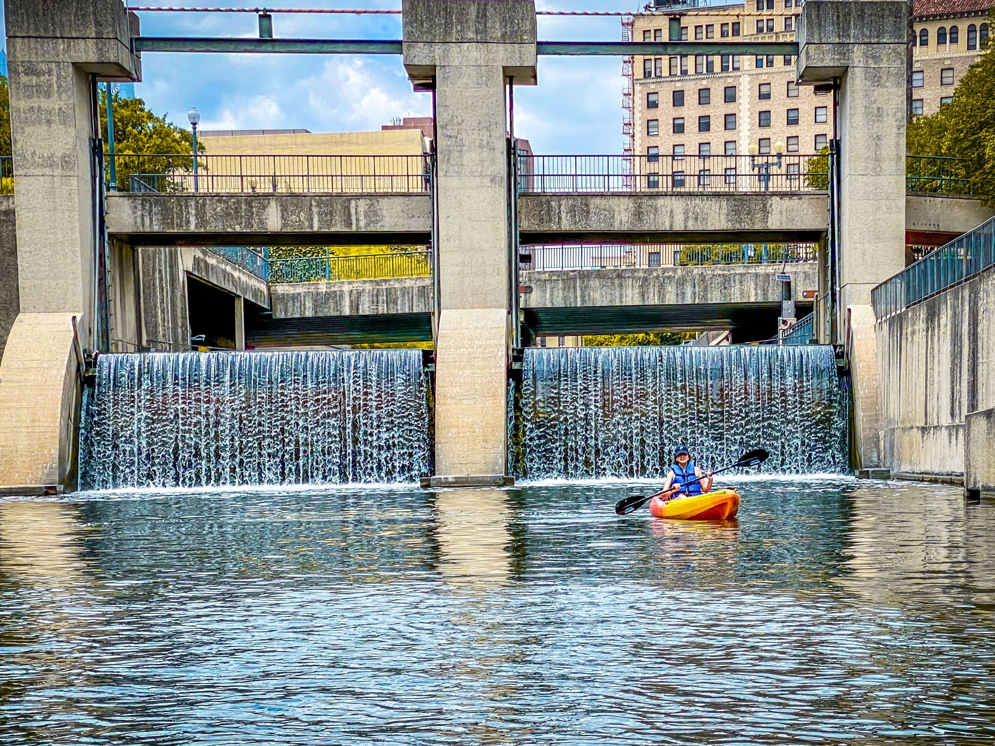 Our trip lasted from 1 to 3 p.m. In that time, we encountered three other groups of kayakers.