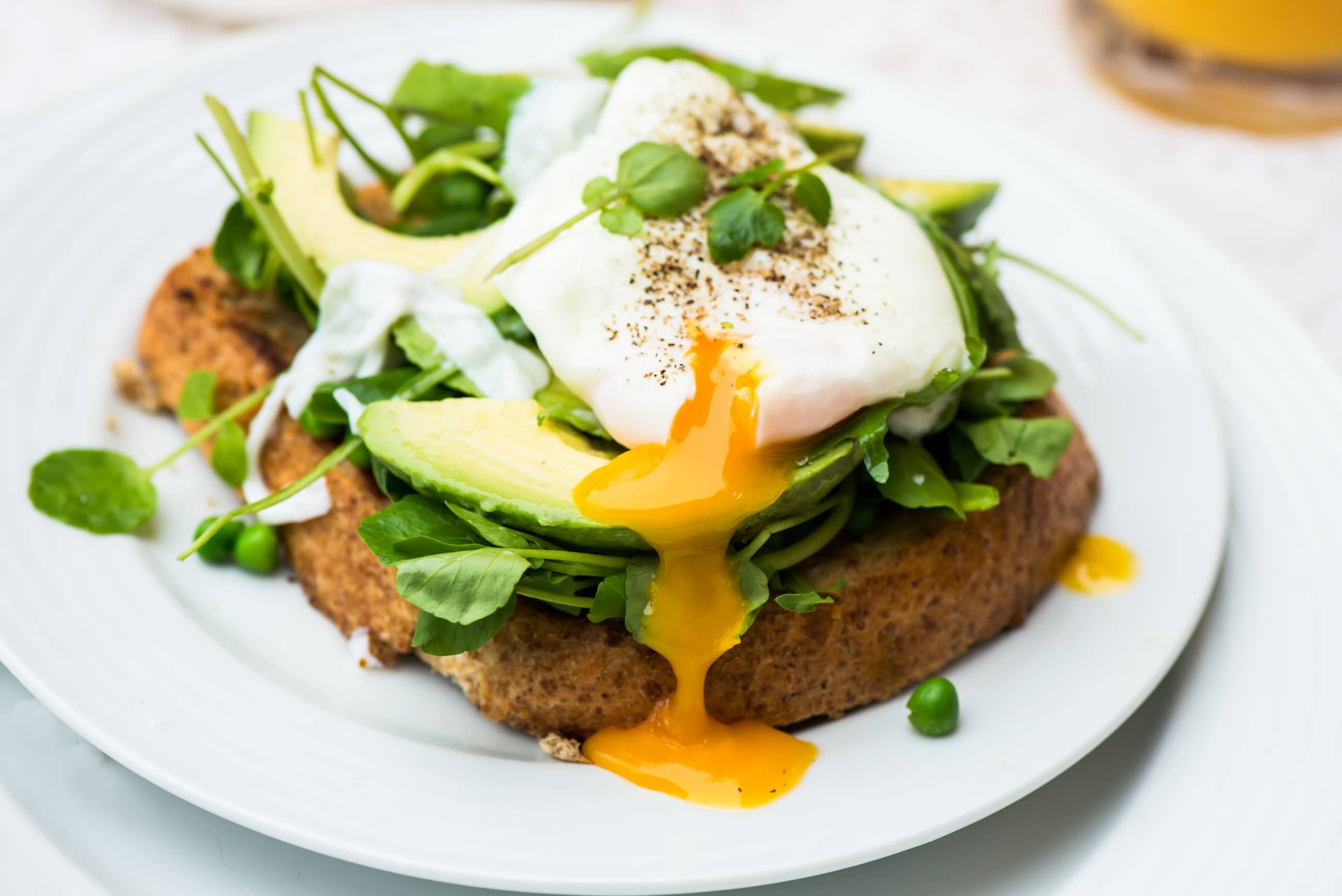 Poached Egg and Avocado Open Sandwich Recipe