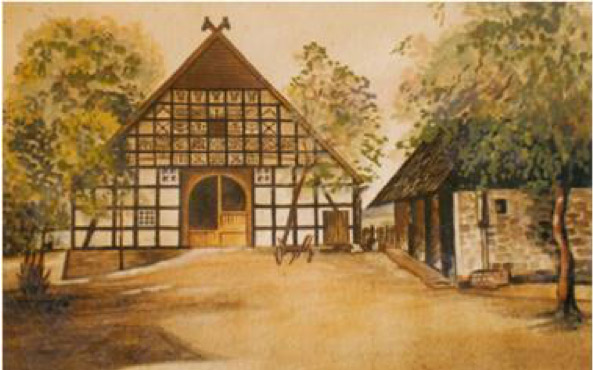 Tipiese ou plaas-opstal in die Krige-stamvader se tyd