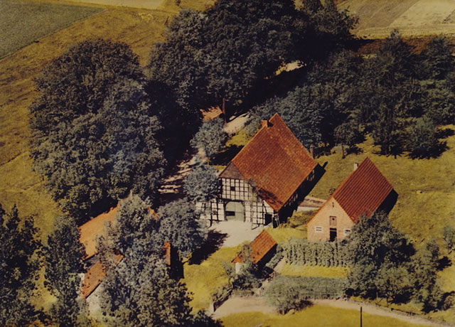 Lugfoto van Kriege-opstal, 1950
