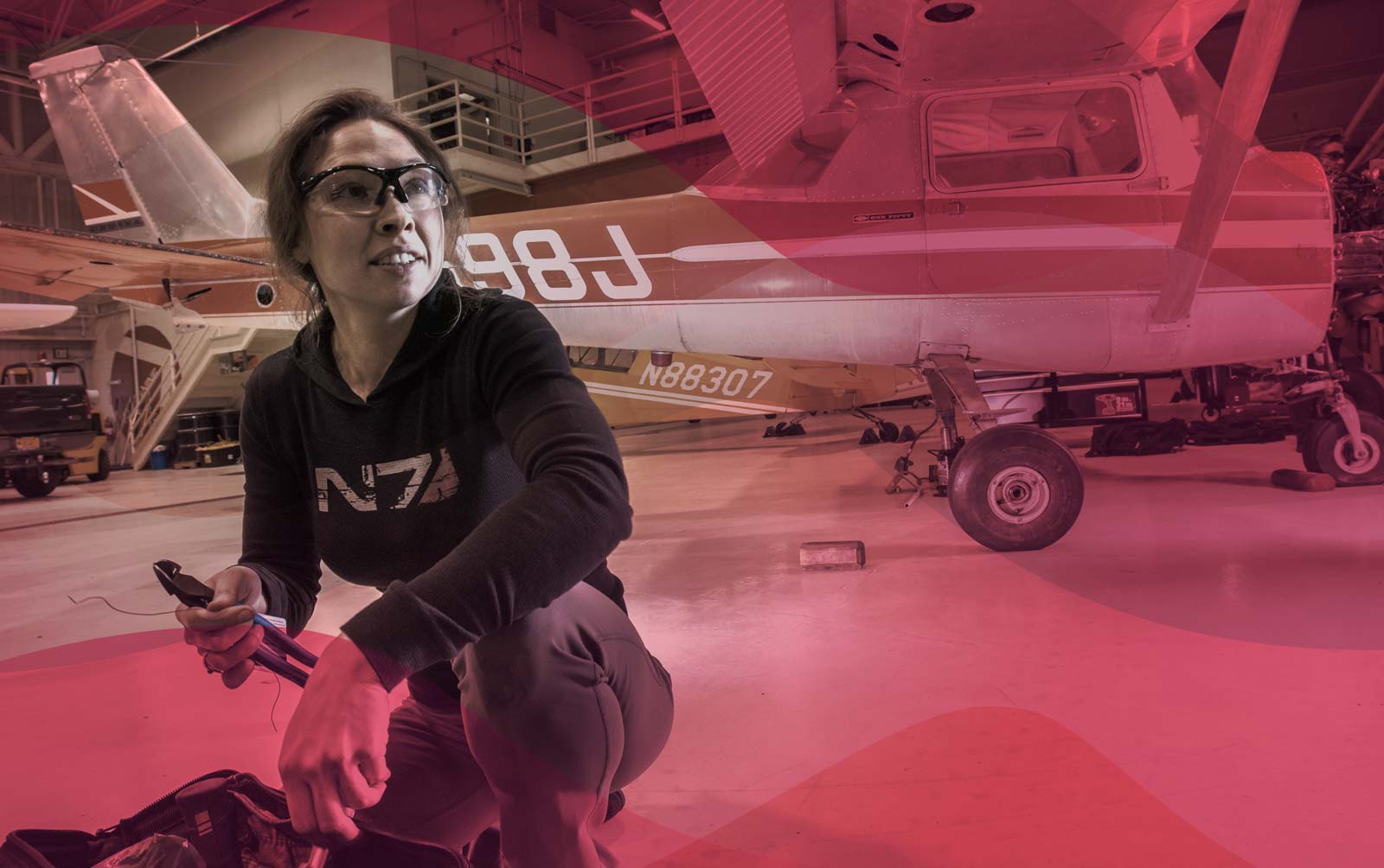 Female engineering student