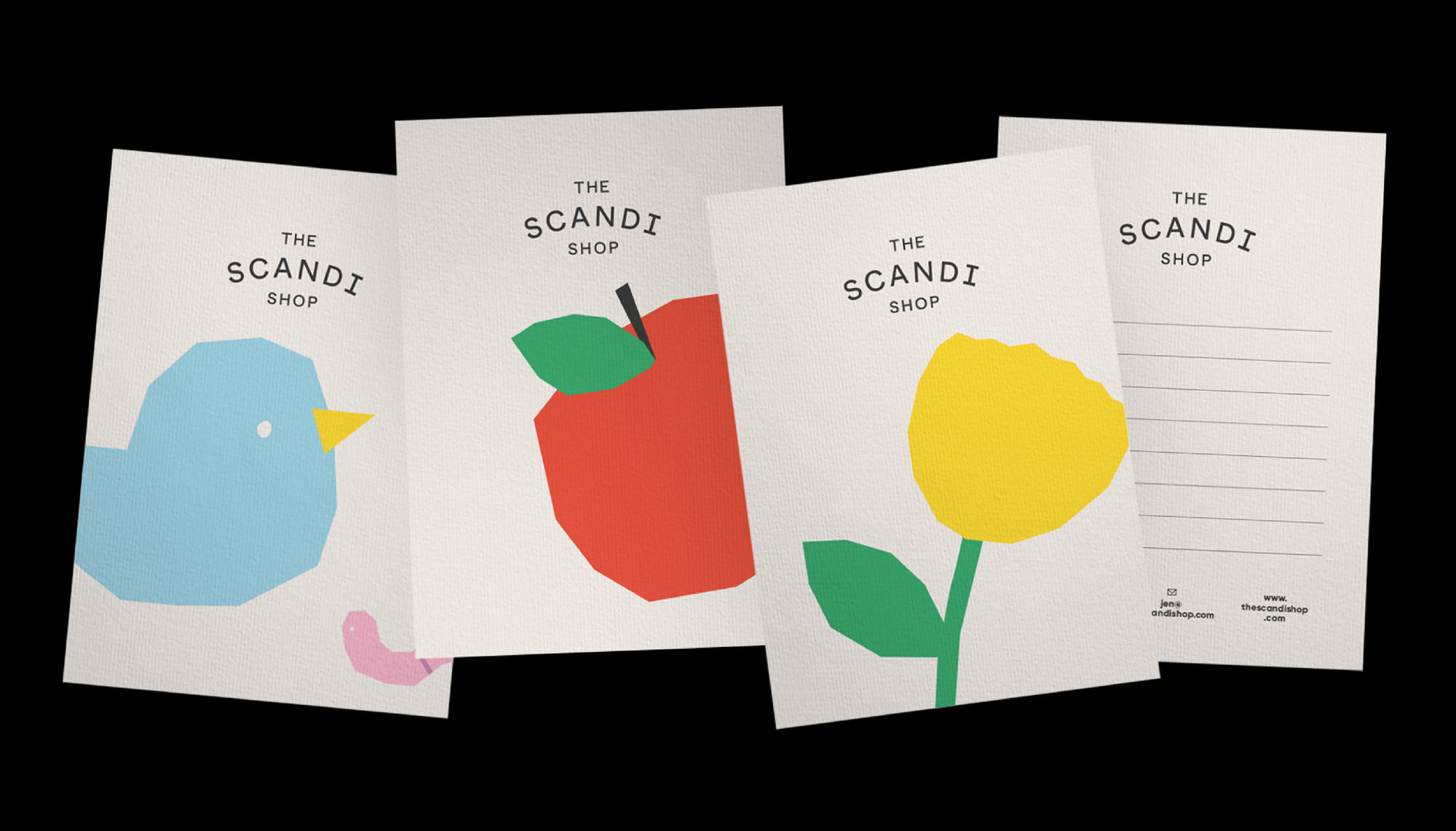 the scandi shop postcards