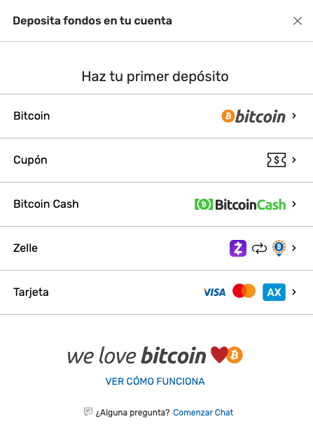 minimo bitcoin deposito bovada