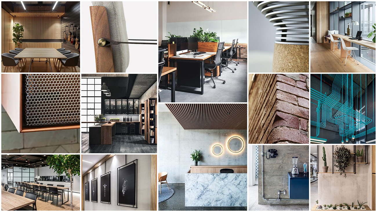 Moodboard zum Industrial Loft Stil